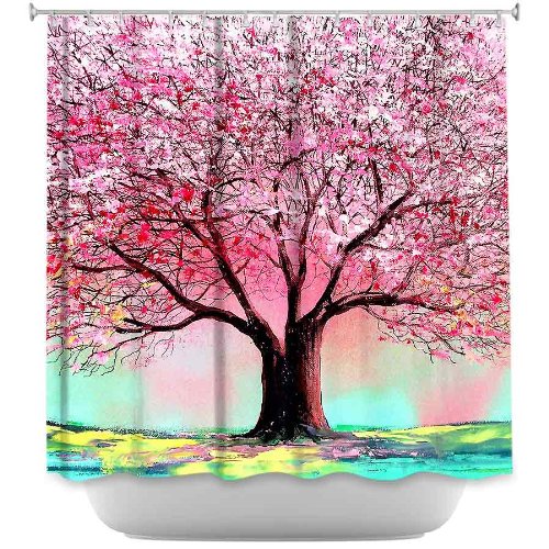 PINK Tree Shower Curtain