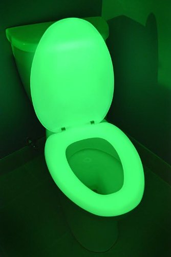 FUN Glow in the Dark Neon Green Toilet Seat