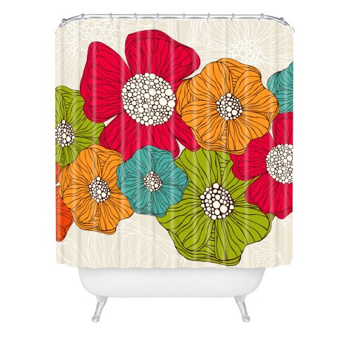DENY Designs Valentina Ramos Flower Shower Curtains