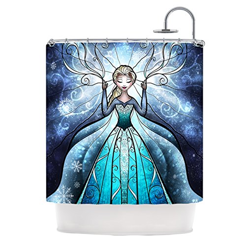  The Snow Queen Frozen Shower Curtain by Kess InHouse