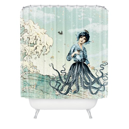 DENY Designs Belle Sea Fairy Shower Curtain