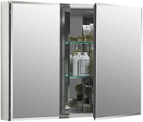 KOHLER 35-by-26-by-5-Inch Double Door 5-inch deep Aluminum Cabinet