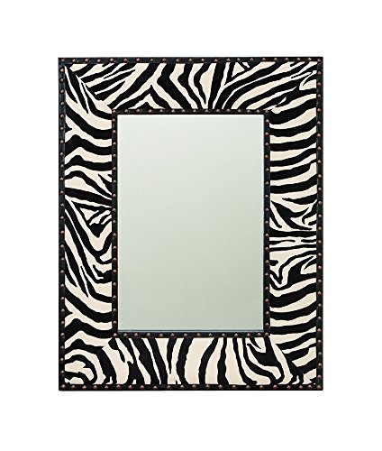 Aspire Home Accents Zebra Wall Mirror - 24 in W x 31 in H