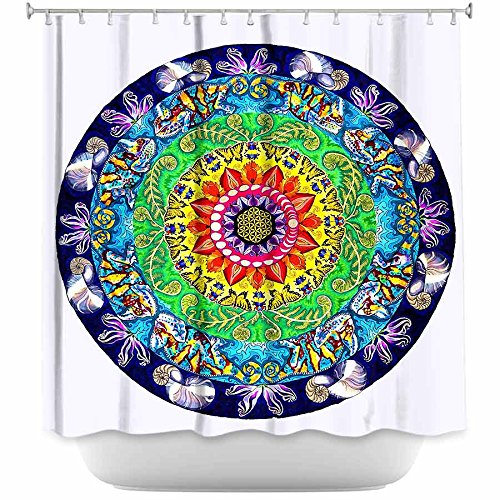 Funky Samsara Mandala Shower Curtain