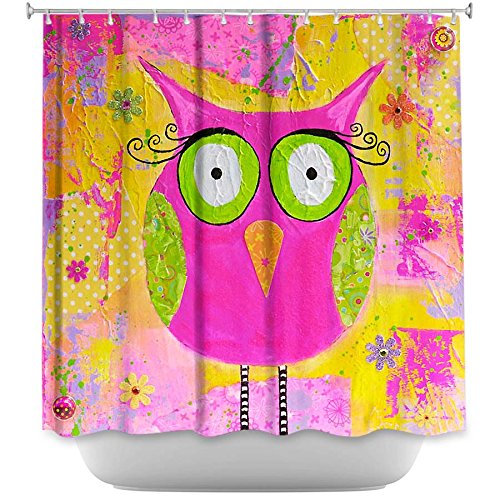 Decorative shower curtain - Hootie the Owl